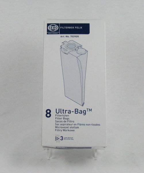 SEBO Filterbox Airbelt Felix, 8-er Pack Ultra-Bag Filtertüten